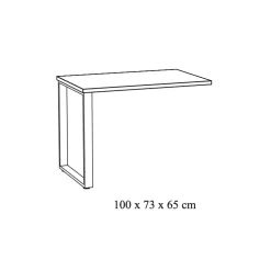 Aanbouwtafel Erasmus