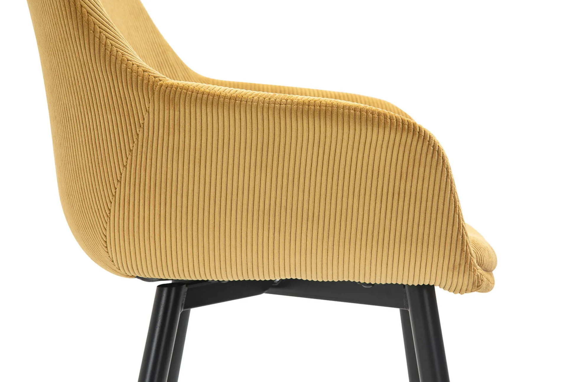 Armstoel Amine Goud – Set van 2