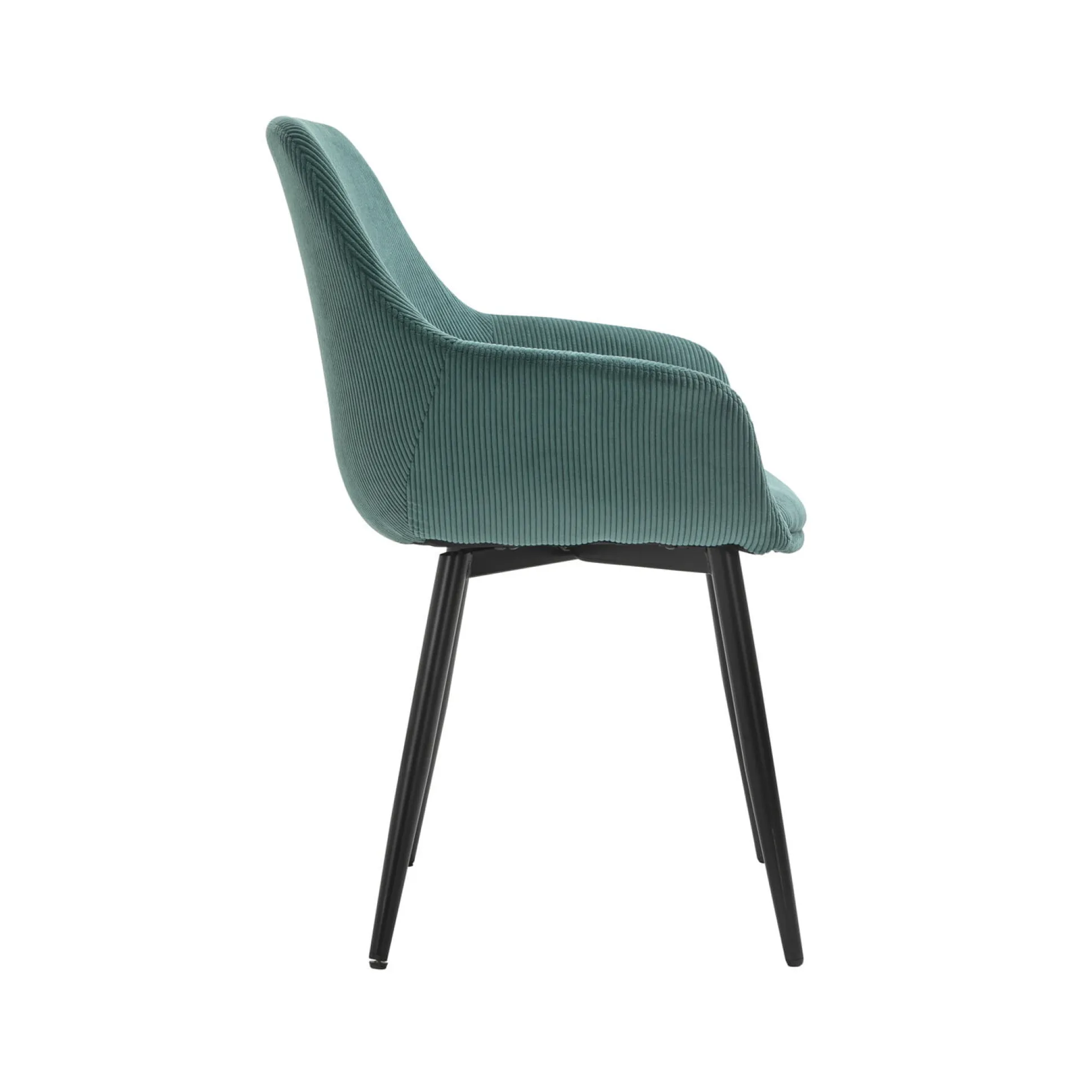 Armstoel Amine Groen – Set van 2