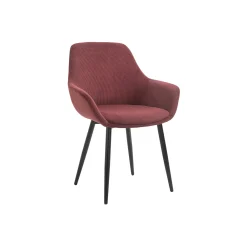 Armstoel Amine Rood – Set van 2