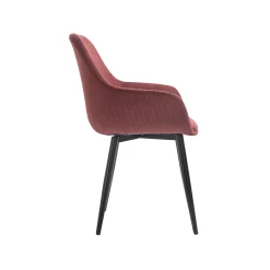 Armstoel Amine Rood – Set van 2