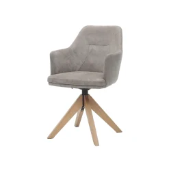 Armstoel Andrei Pebble Stof – Set van 2