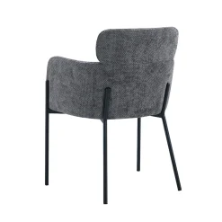 Armstoel Anneloes Grijs – Set van 2