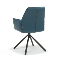 Armstoel Anouk Blauw – Set van 2