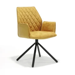 Armstoel Anouk Oker – Set van 2