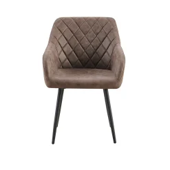 Armstoel Arno Bruin – Set van 2