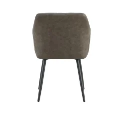 Armstoel Arno Grijs – Set van 2