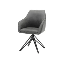 Armstoel Boas Antraciet Stof
