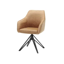 Armstoel Boas Cognac Stof