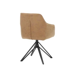 Armstoel Boas Cognac Stof