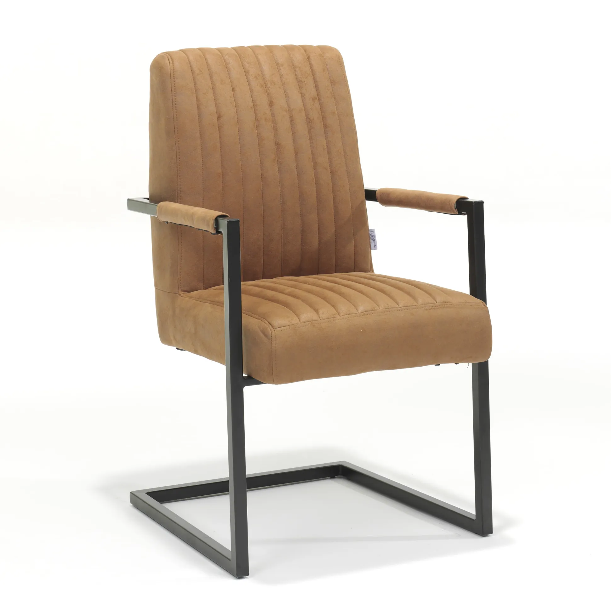 Armstoel Chloe Cognac – Set van 2