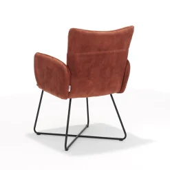 Armstoel Elisa Oranje – Set van 2