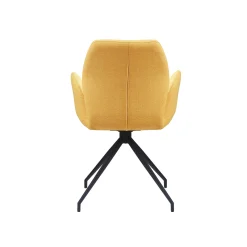 Armstoel Sonja Geel Stof