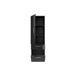 Badkamer kolomkast Ilse Antraciet Curve