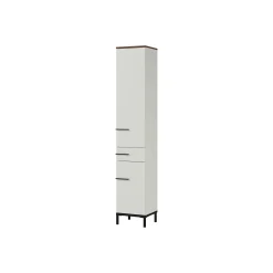 Badkamer kolomkast Serpa Kasjmier Walnoot 190 cm