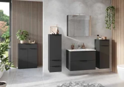 Badkamer Kolomkast Waldorf Grafiet 111 cm