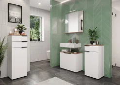 Badkamerkast Bari Wit Eiken 111 cm