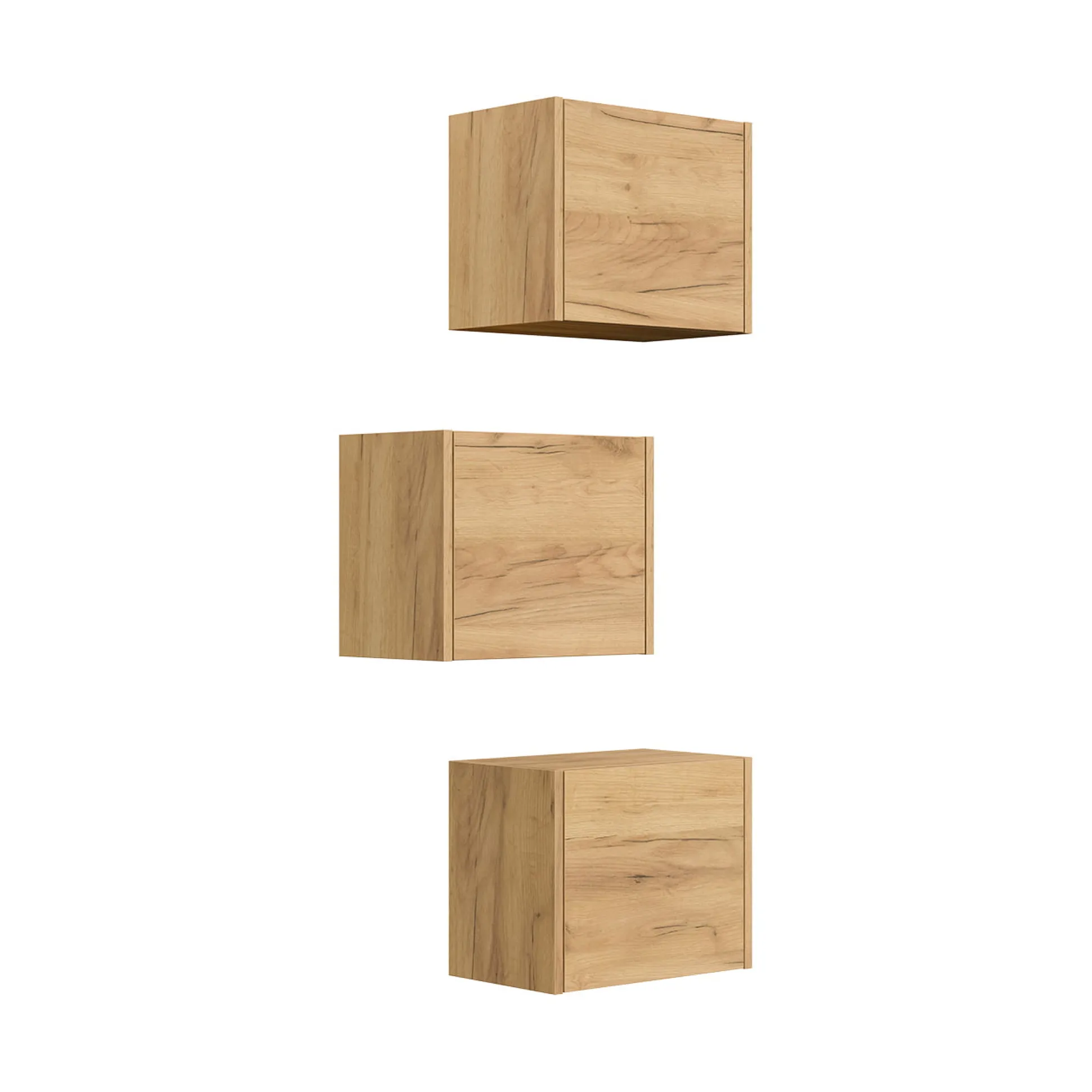 Badkamerkast Phoenix Eiken 33 cm – Set van 3