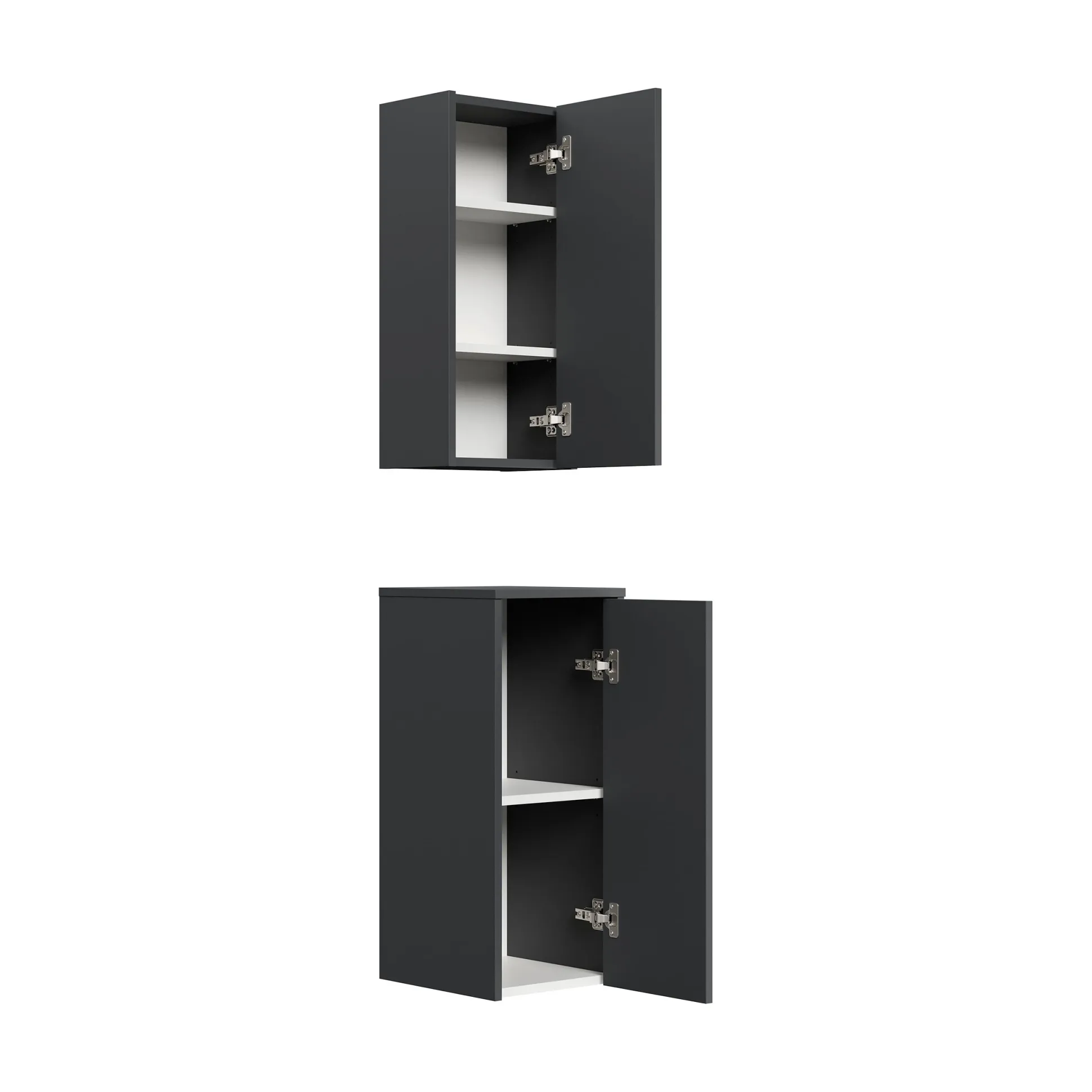 Badkamerkast Phoenix Grafiet 71 cm – Set van 2