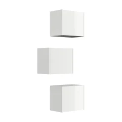 Badkamerkast Phoenix Wit Hoogglans 33 cm – Set van 3