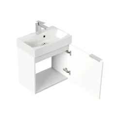 Badmeubel Annecy Wit Hoogglans 50 cm