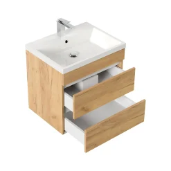 Badmeubel Atlanta Eiken 60 cm