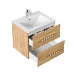 Badmeubel Bilbao Eiken 60 cm