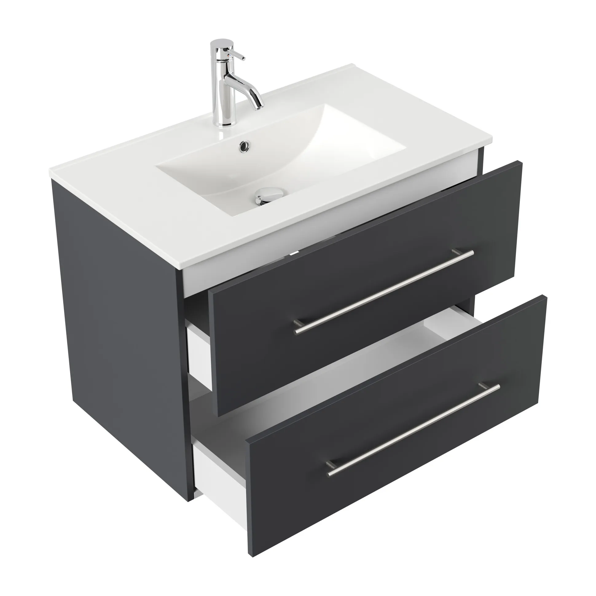 Badmeubel Bilbao Grafiet 80 cm