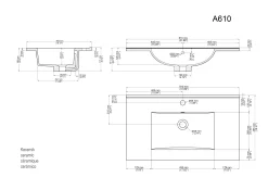 Badmeubel Bilbao Grafiet 80 cm
