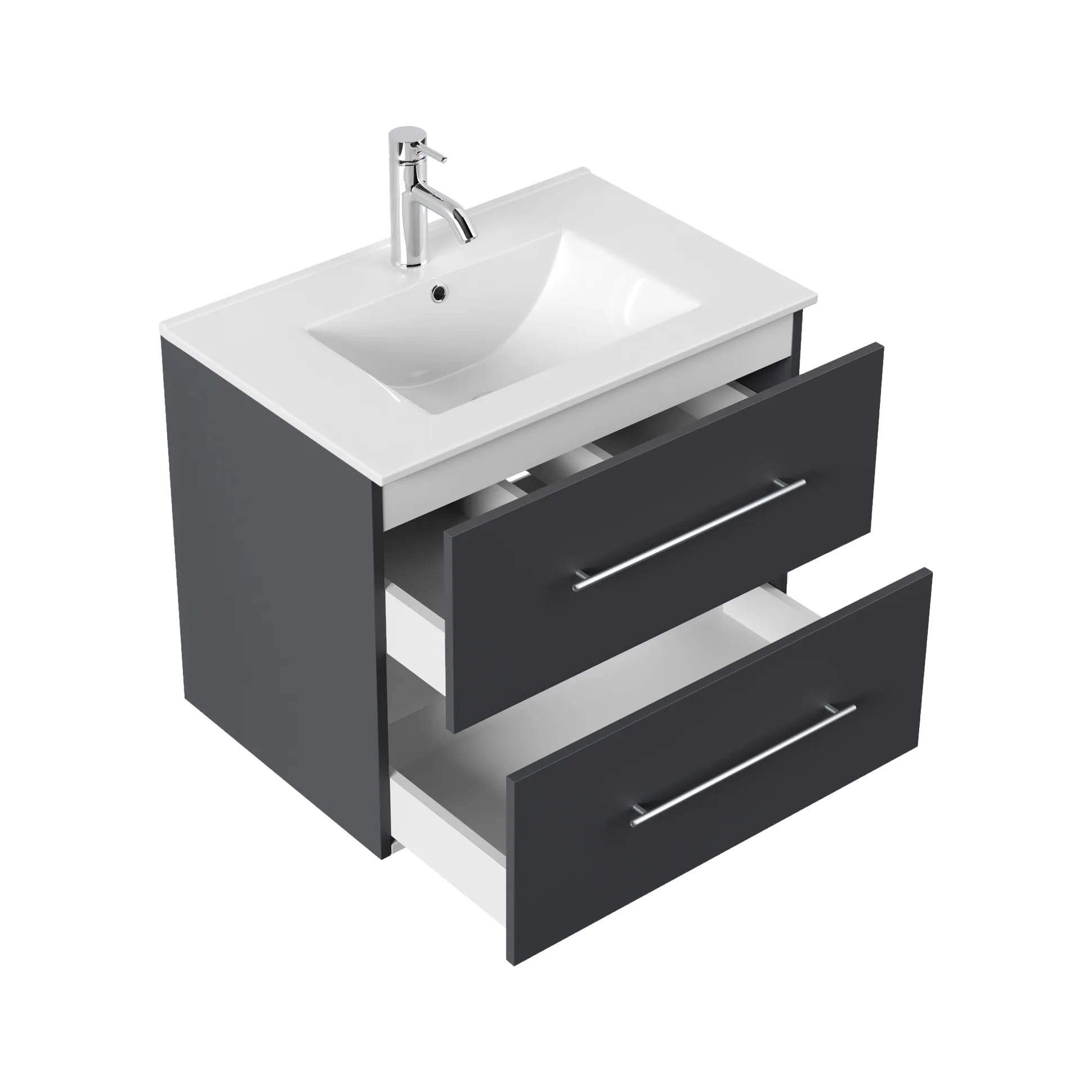 Badmeubel Bilbao Grafiet 70 cm