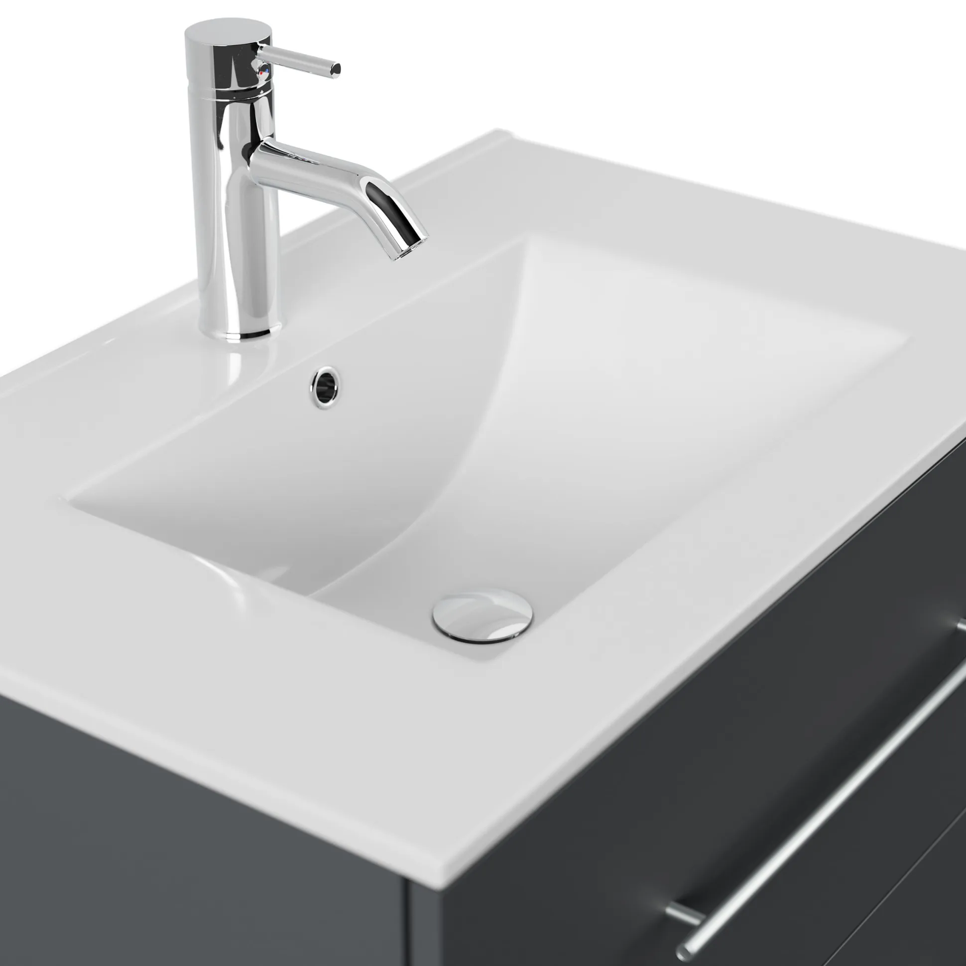 Badmeubel Bilbao Grafiet 70 cm