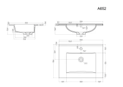 Badmeubel Bilbao Grafiet 60 cm