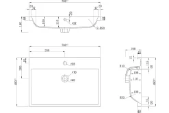 Badmeubel Dallas Grafiet 70 cm