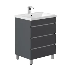 Badmeubel Dallas Grafiet 60 cm