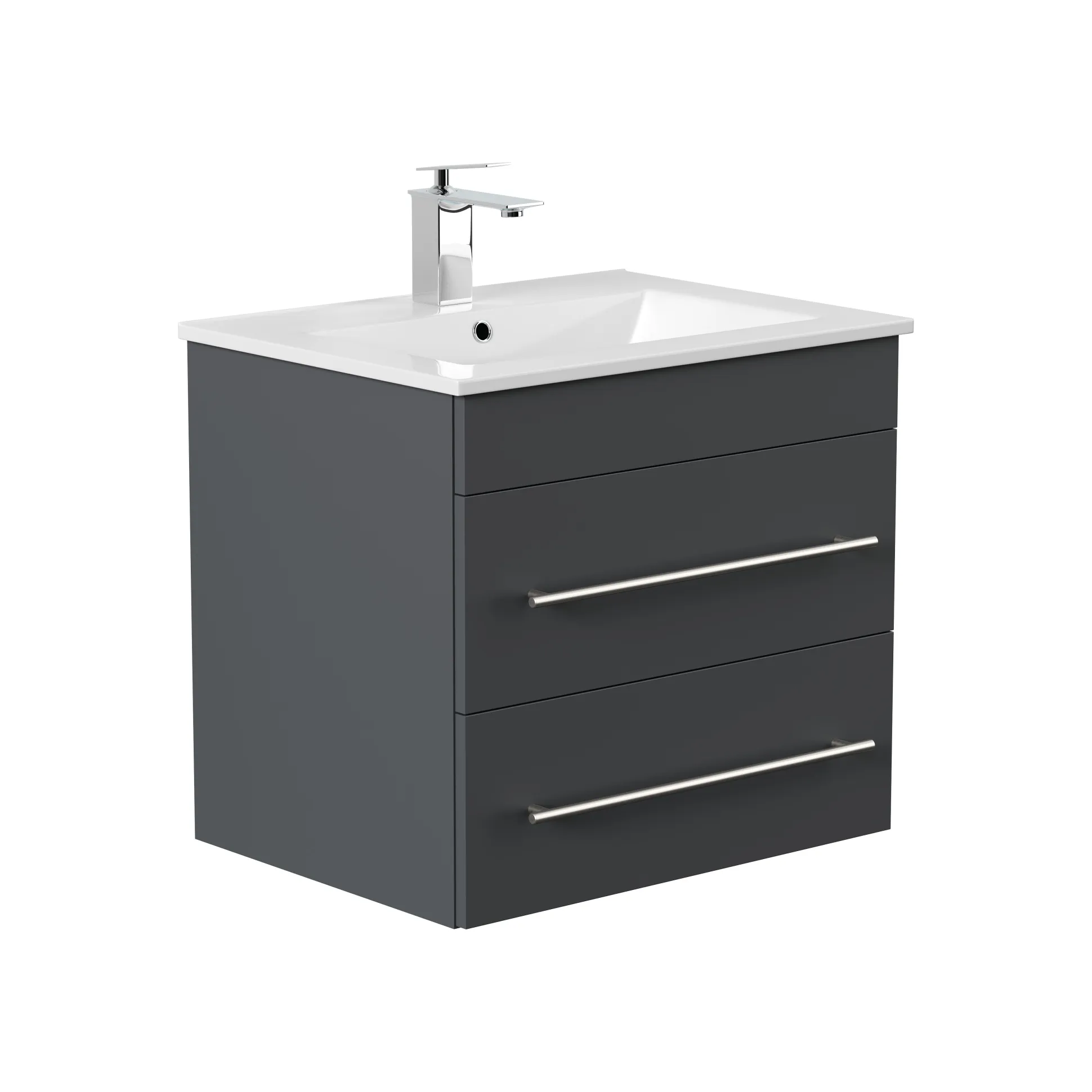 Badmeubel Luton Grafiet 60 cm