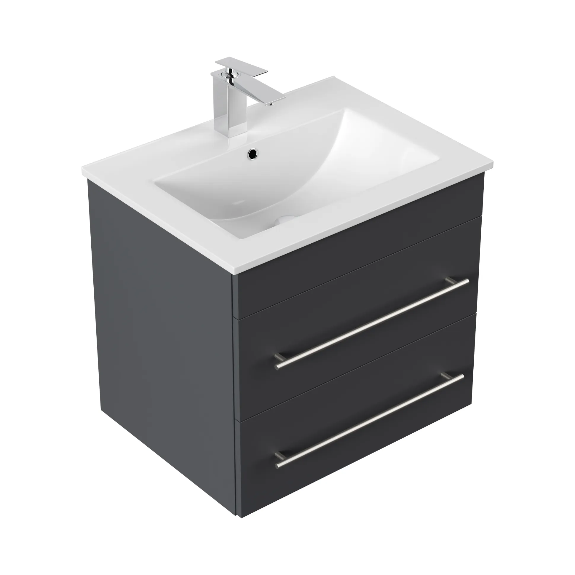 Badmeubel Luton Grafiet 60 cm