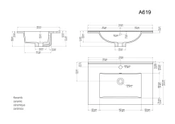 Badmeubel Phoenix Grafiet 70 cm