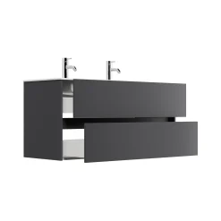 Badmeubel Phoenix Grafiet Dubbele Kraan 120 cm