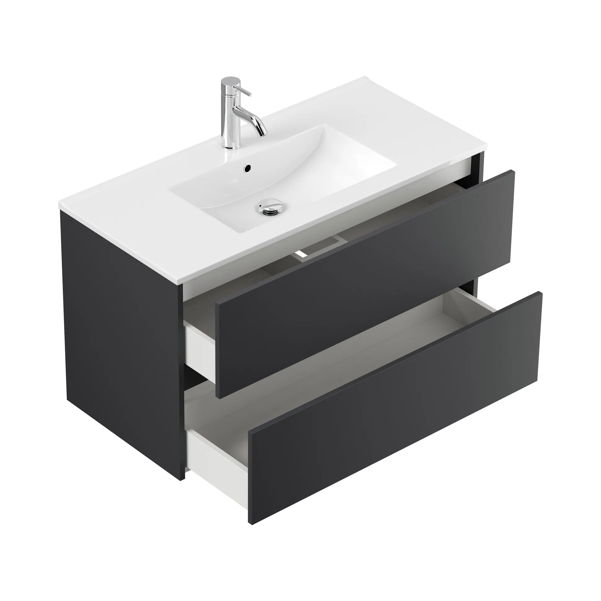 Badmeubel Phoenix Grafiet 100 cm