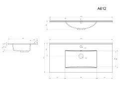 Badmeubel Phoenix Grafiet 100 cm