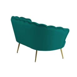 Bank Chanelle Velvet Groen 136 cm