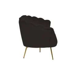 Bank Chanelle Velvet Zwart 180 cm