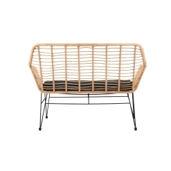 Bank Freja Rotan Zwart