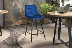 Barkruk Alice Blauw – Set van 2