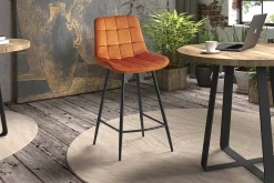 Barkruk Alice Oranje – Set van 2