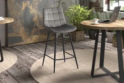 Barkruk Alice Taupe – Set van 2