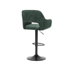 Barkruk Céline Hunter Groen Velours – Set van 2