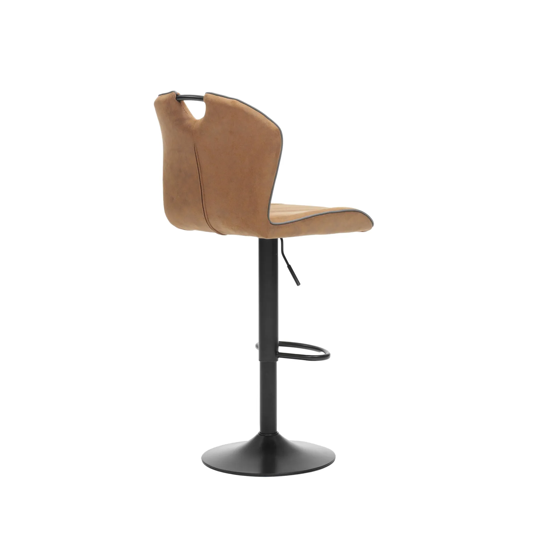 Barkruk Duuk Cognac Stof – Set van 2