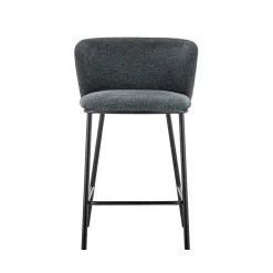 Barkruk Lynn Donkergrijs – Set van 2