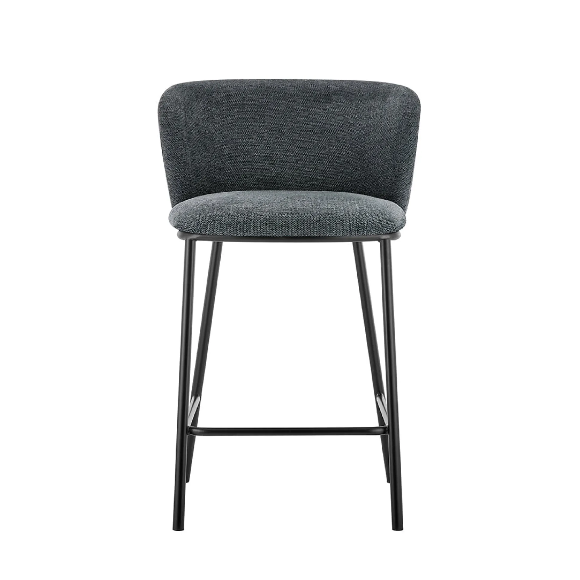 Barkruk Lynn Donkergrijs – Set van 2